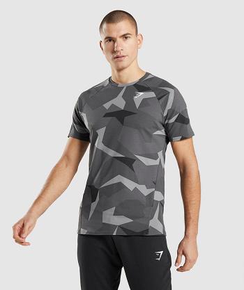 Gymshark Critical Muške T Shirts Crne | HR 2364DFM